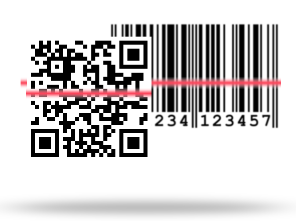 Código de barras y códigos QR